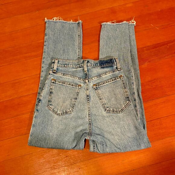 Abercrombie & Fitch 90's Straight Leg High Rise Jeans 25" - Picture 2 of 7